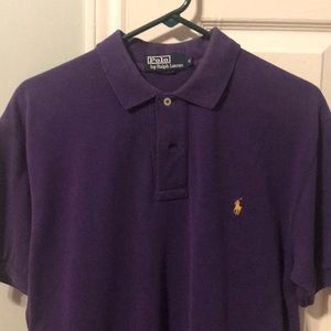 Purple and Gold Polo